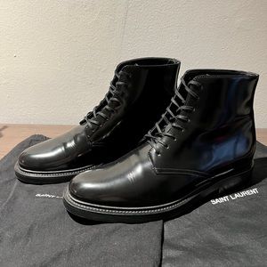 STEAL! Saint Laurent Paris Army 20 Boots FW20 Rubber Sole